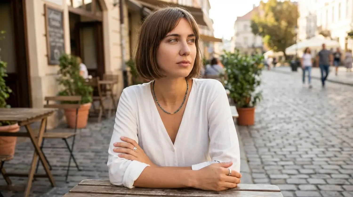 Halskette Lola Sterling Silber mit Apatit und Amazonit  Perlen